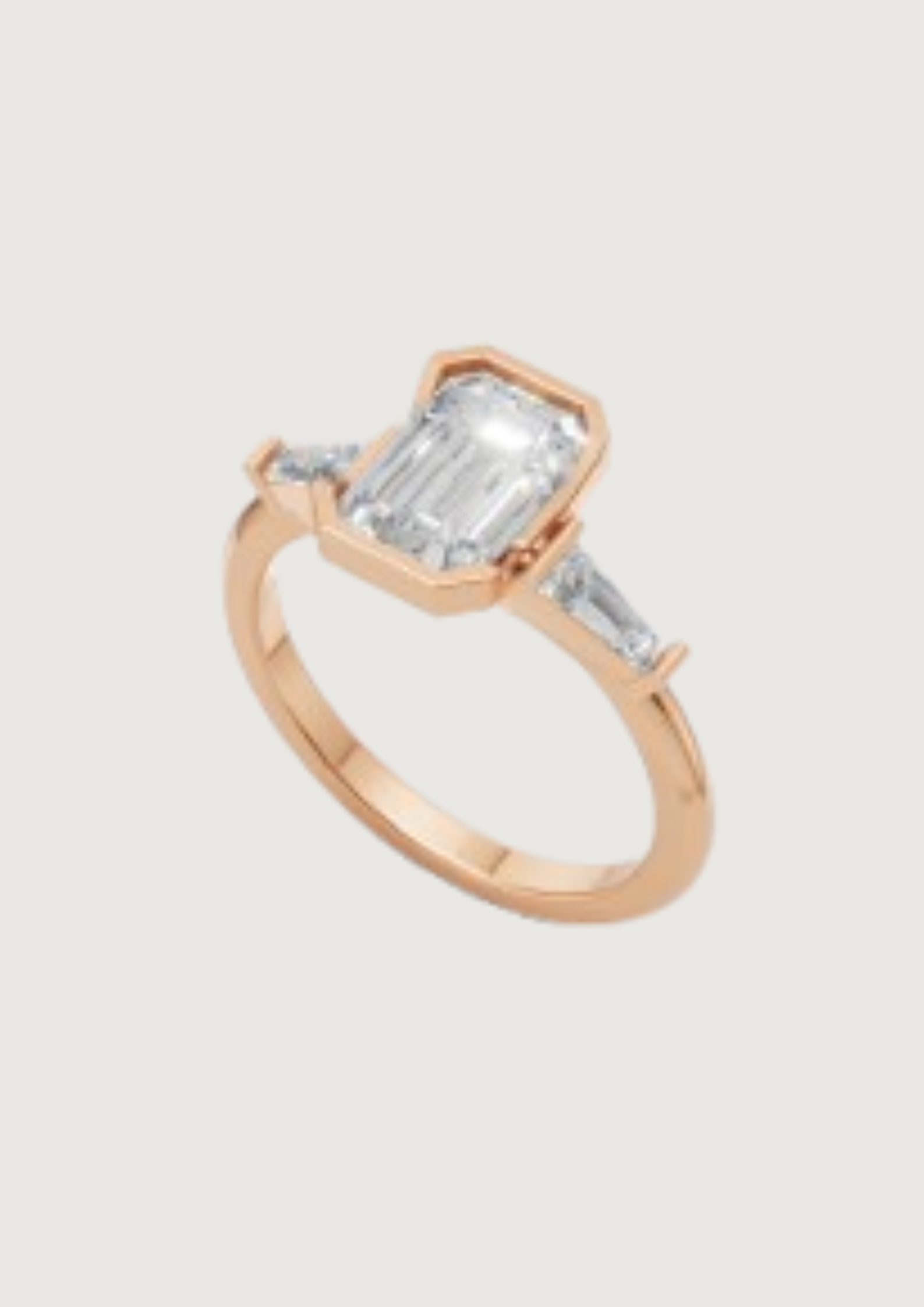 💎 Emerald Elegance – Radiant Cut Diamond Ring | DS IMPEX Signature