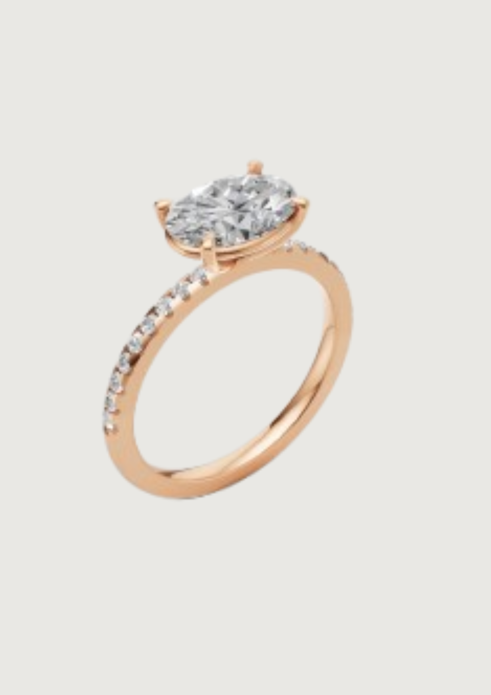 Eternal Glow – Oval Cut Solitaire Diamond Ring | DS IMPEX Signature