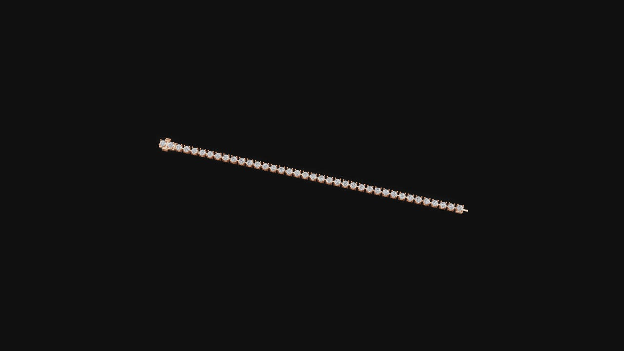 Classic Diamond Tennis Bracelet | 18K Gold | DS IMPEX