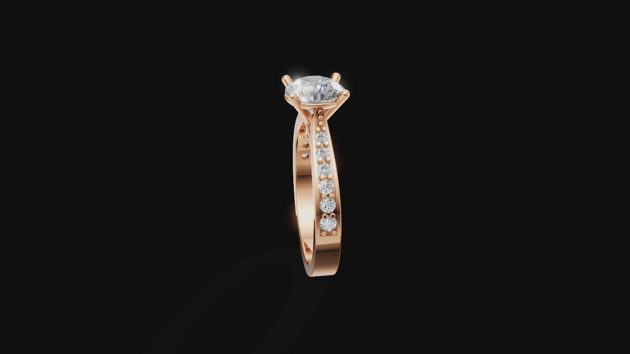 💍 Solitaire Brilliance – Diamond Engagement Ring | DS IMPEX Exclusive