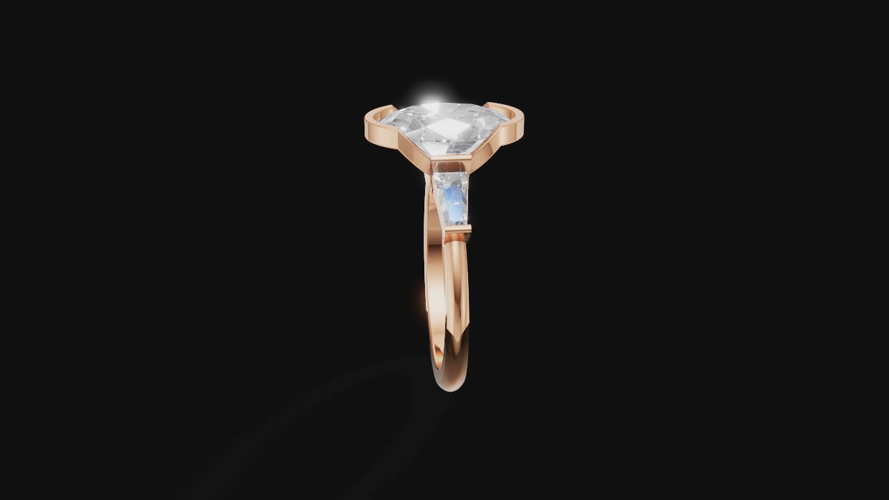 ✨ Oval Solitaire Engagement Ring – Classic 18K Gold | DS IMPEX