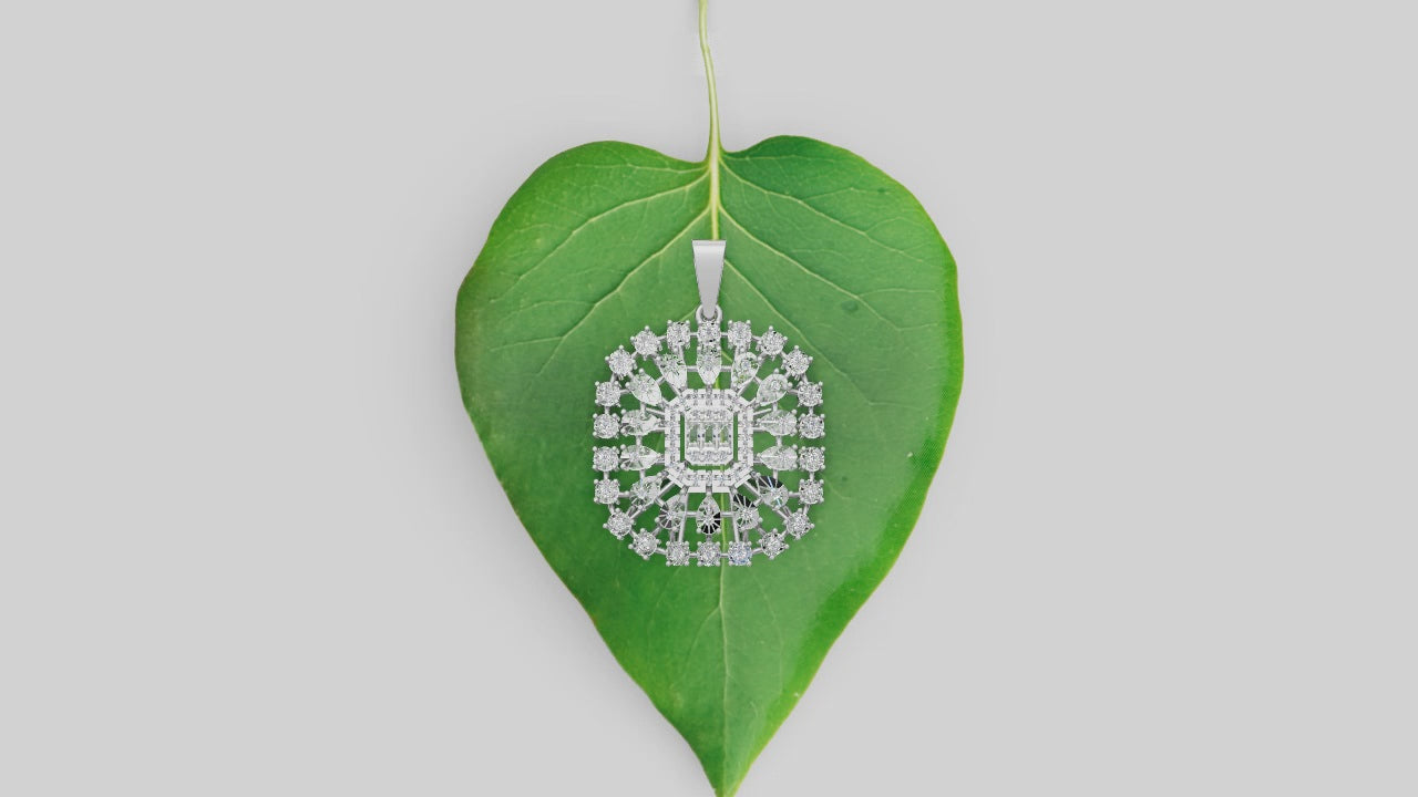 Radiance Royale Pendant – A Dazzling Harmony of Cuts & Brilliance