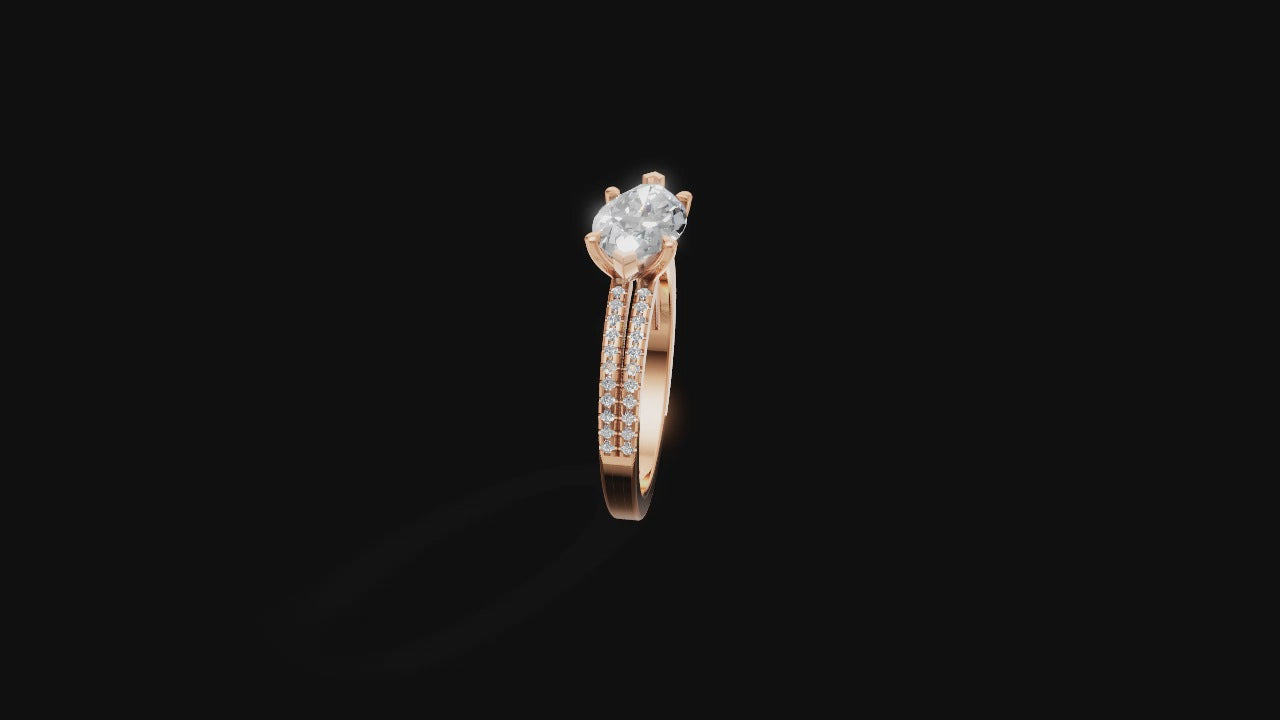 Regal Spark – Marquise Cut Solitaire Diamond Ring | DS IMPEX Signature