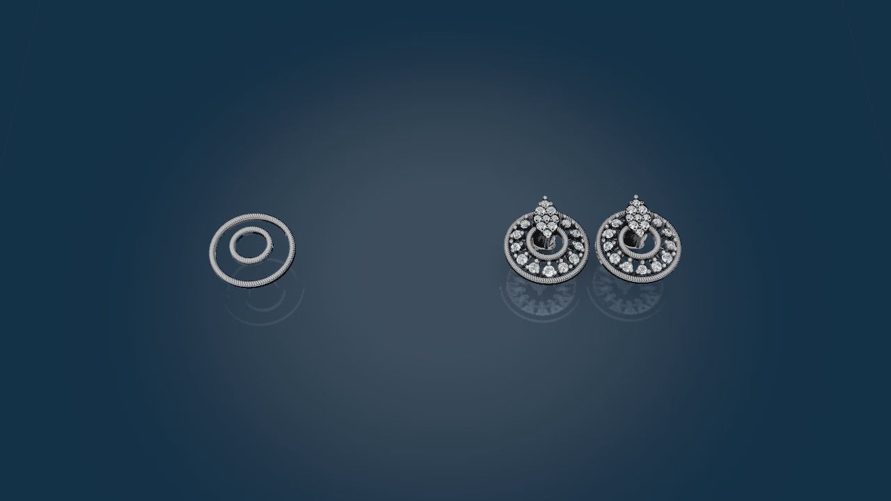 Marquise Crown Halo Earrings – Where Modern Glamour Meets Regal Grace