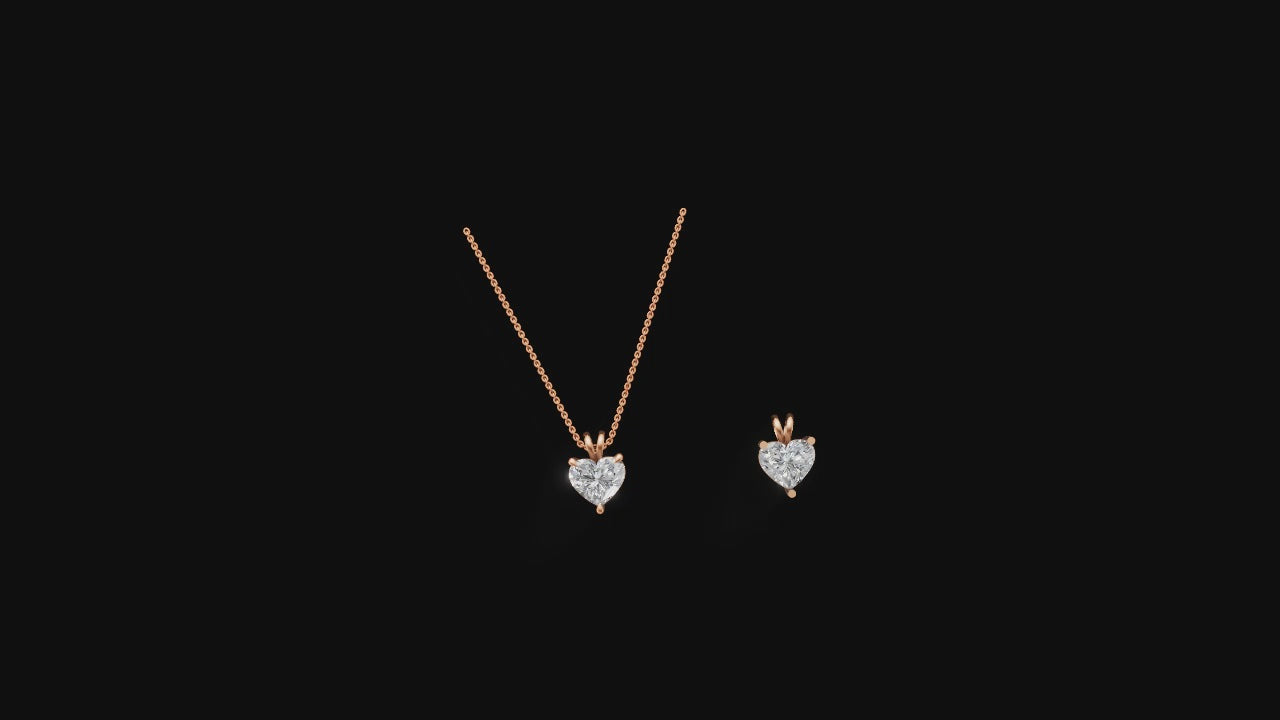 Amora Heart Diamond Pendant – A Symbol of Pure Love