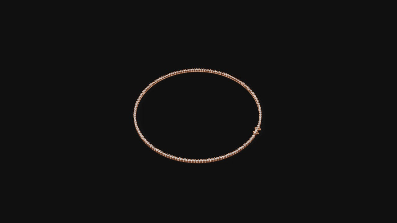 Radiant Grace – Diamond Tennis Necklace | DS IMPEX Exclusive
